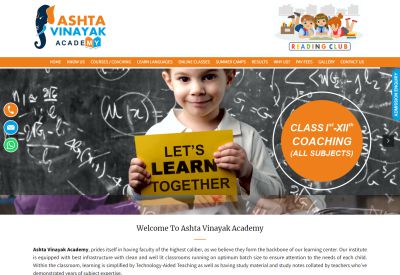 ashta vinayak academy best coaching centre in punjabi bagh, new delhi